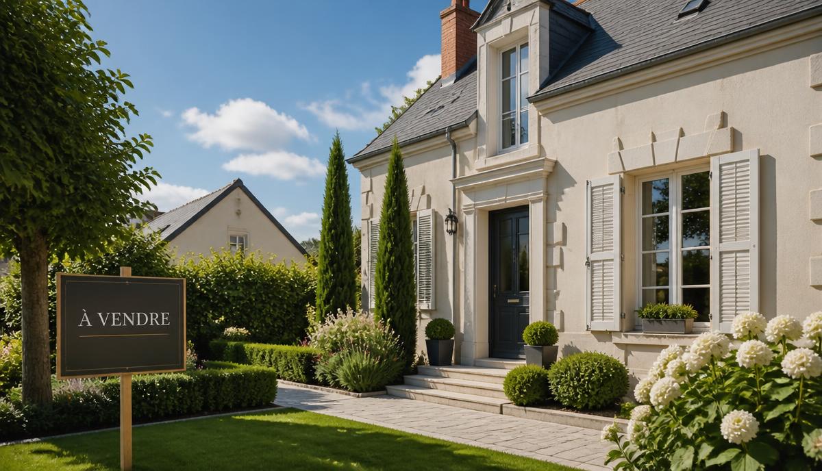 Maison individuelle avec panneau À vendre dans le sud de Tours